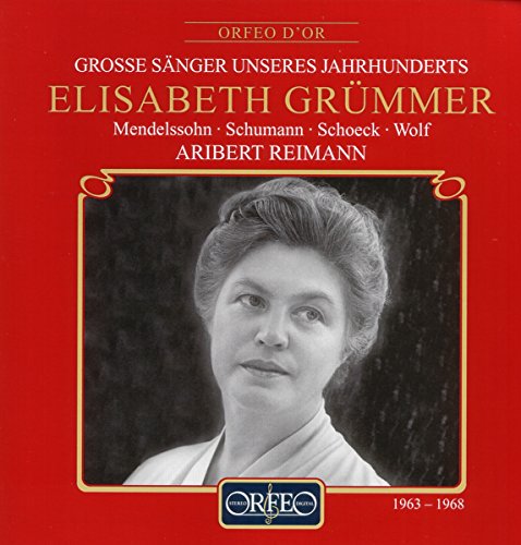 Große Sänger unseres Jahrhunderts - Elisabeth Grümmer von Orfeo d'Or (Naxos Deutschland Musik & Video Vertriebs-)