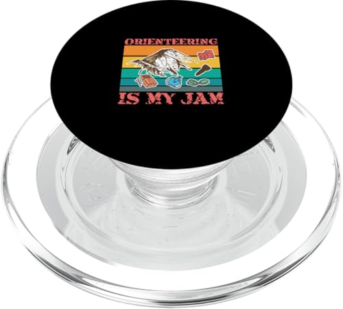 Orienteering Is My Jam Kompass Wandern Orientierungslauf PopSockets PopGrip für MagSafe von Orienteering Clothing