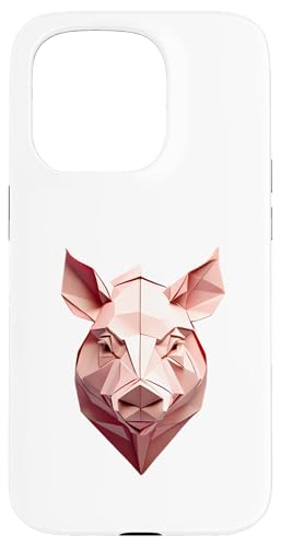 Origami Schwein – Gefaltete Papier Tier illustration Hülle für iPhone 15 Pro Origami Schwein – Gefaltete Papier Tier illustration Hülle für iPhone 15 Pro von Origami Designs - Animals