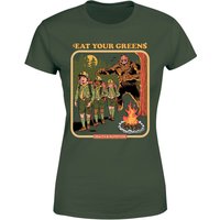 Eat Your Greens Women's T-Shirt - Green - L - Grün von Steven Rhodes