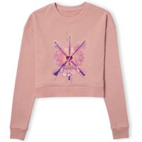 Harry Potter Until The Very End Women's Cropped Sweatshirt - Dusty Pink - M von Original Hero