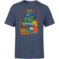 Steven Rhodes Jenny's New Friends Unisex T-Shirt - Navy - S - Marineblau von Steven Rhodes