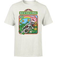 Steven Rhodes Learn About Recycling Unisex T-Shirt - White Vintage Wash - S - White Vintage Wash von Steven Rhodes