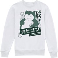 Pokémon Snorlax Snack Time Sweatshirt - White - XXL von Original Hero