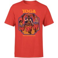 Steven Rhodes Yoga For Beginners Unisex T-Shirt - Red - L - Rot von Steven Rhodes