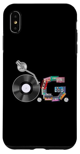 Hülle für iPhone XS Max Old School OG Hip Hop Head – Vinyl, CDs, Tapes von Original New Old School Designs