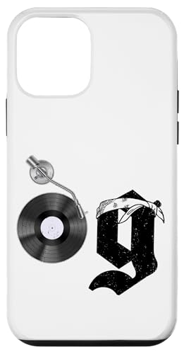 Hülle für iPhone 12 mini Old School Dad OG Hip Hop Head Vinyl weiß von Original Old School Designs