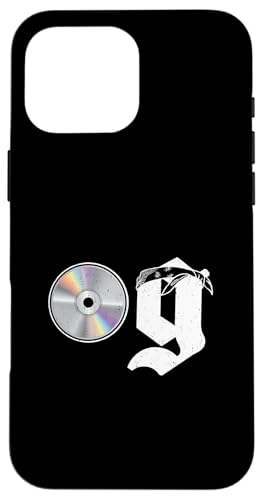 Hülle für iPhone 16 Pro Max Old School Dad OG Hip Hop Head CD von Original Old School Designs