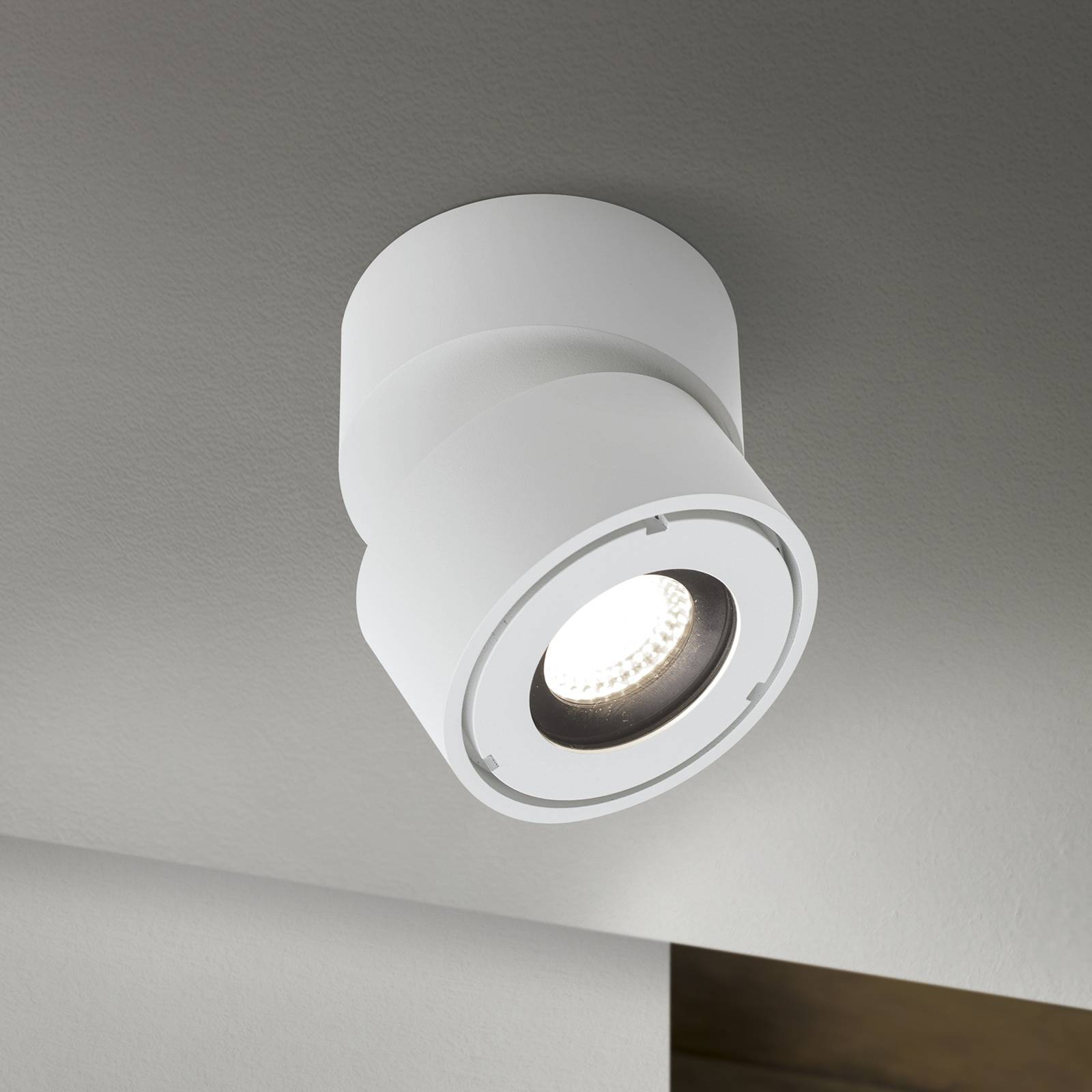 LED-Außenstrahler Harvey, weiß, Ø 10 cm, Aluminium-Druckguss von Orion