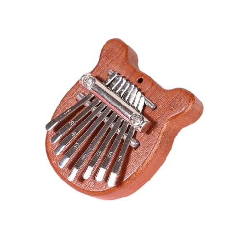 Orolotay Mini-Kalimba mit 8 Tasten, Exquisites Finger-Daumen-Klavier, Geschenk für Anfänger, Musikliebhaber, Süßer mit Anhänger, Einfache Installation, Einfach zu Bedienen von Orolotay