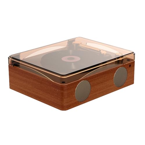 Orolotay Retro-CD-Player, Bluetooth 5.0, Wiederaufladbar, Integrierter Lautsprecher, Tragbarer Musik-Player, USB-HiFi-Player mit Infrarot-Fernbedienung B von Orolotay