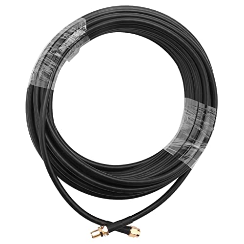 Orolotay SMA WiFi Antennen VerläNgerung 10M SMA Stecker auf SMA Buchse Geringer Verlust RG58 Koaxial Kabel Patch Kabel Koax für 2G/3G/4G LTE von Orolotay