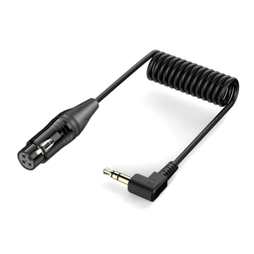 Orolotay XLR-Kabel 3,5mm auf XLR Männlich/Weiblich Audiokabel, Aux-Audiokabel für Mikrofon, Mixer, Lautsprecher, Verstärker, Weiblich von Orolotay