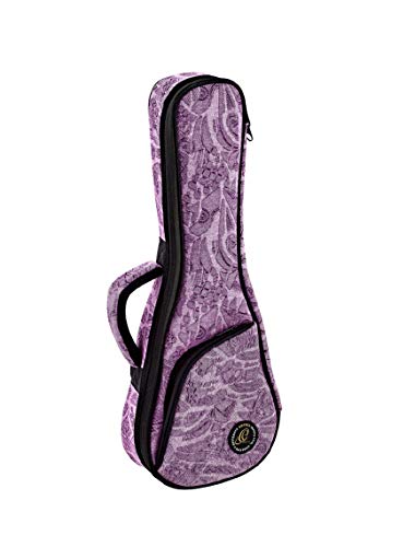 ORTEGA Gigbag für Sopran Ukulelen - Denim Look Purple (OUB-SO-PUJ) von Ortega Guitars