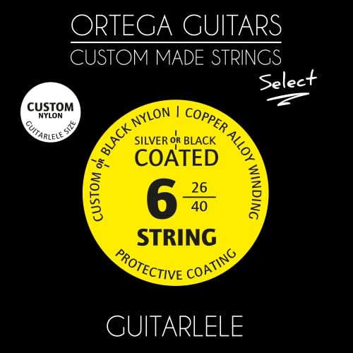 Ortega Guitars Custom Made Strings - Select - Travel Guitar/Guitarlele - Custom Nylon beschichtet (GTLS) von Ortega Guitars