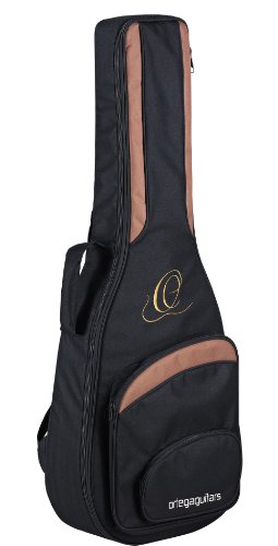 Ortega Guitars Pro Series Bag - 1/4 Klassische Gitarren Tasche - Höhe 76,84 cm - Breite 28,25 cm - Breiter Halsgurt - Schultergurte - Nylon, Schwarz (ONB14) von Ortega Guitars