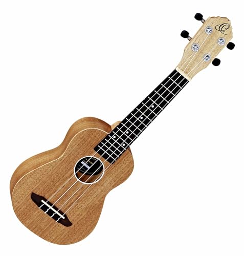 Ortega Guitars Sopran Ukulele Akustisch – Timber Series – Inklusive Gigbag – Sapele, Natur (RFU10S) von Ortega Guitars