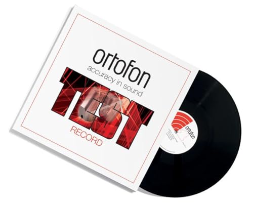 Ortofon Test Record - Testschallplatte für die Analyse der Leistung des Tonabnehmers sowie seiner Interaktion mit Tonarm und Plattenspieler schwarz von Ortofon