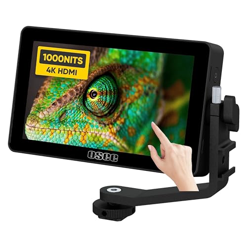 Osee Lilmon 5 Camera Monitor 1000 Nits hochheller 5,5 Zoll Touchscreen DSLR Kamera Feldmonitor mit 3D LUT HDR 4K HDMI EIN und Ausgang Belichtungs Fokus Assist Wellenform Monitor von Osee