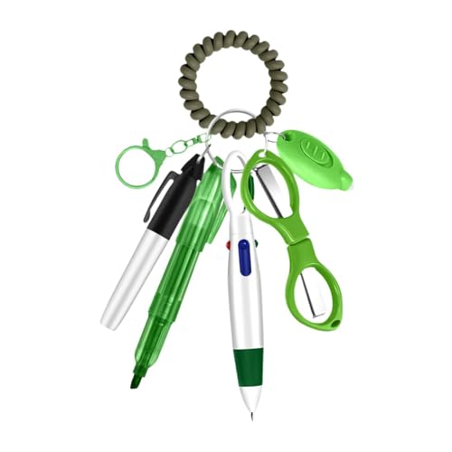 Oshhni Krankenschwester Pen Set Bunte Kugelschreiber tragbares Zubehör Leichtes Mehrzweckkompakt Highlighter Dauermarker, GrÜn Oshhni Krankenschwester Pen Set Bunte Kugelschreiber tragbares Zubehör Leichtes Mehrzweckkompakt Highlighter Dauermarker, GrÜn von Oshhni