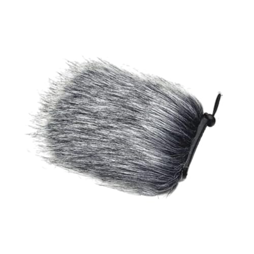 Oshhni Mic Deadcat Wind Muff Windschirm Weiche Verwendung professioneller leichter Mikrofon -Windjammer -Mikrofonabdeckung für den Außengebrauch, 12cm von Oshhni