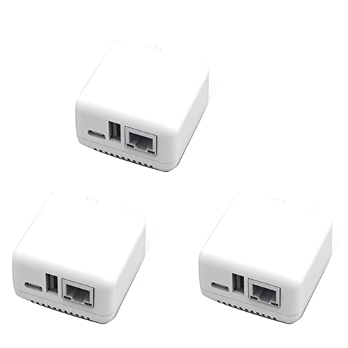 Osmond 3 x Mini-Netzwerk-Druckserver, USB 2.0, NP330 (Netzwerkversion) von Osmond