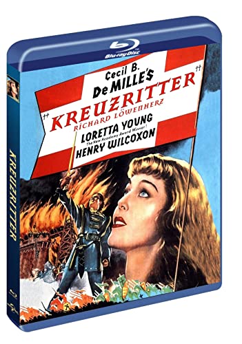 Kreuzritter - Richard Löwenherz (1935) - Cover A - Cecil B. DeMille's opulent ausgestattetes Historienabenteuer als deutsche Blu-ray Premiere - Mit Loretta Young und Henry Wilcoxon von Ostalgica