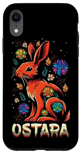 Hülle für iPhone XR Blessed Ostara Wicca Wicca Happy Easter Spring Rabbit von Ostara Pagan Easter Festival Spring Equinox Hare