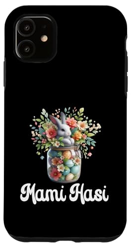 Mama Hase Ostern Osterhase Familie Ostergeschenk Damen Hülle für iPhone 11 von Oster outfit Partnerlook TShirt Damen & Mädchen