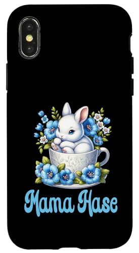 Mama Hase Ostern Osterhase Familie Ostergeschenk Damen Hülle für iPhone X/XS von Oster outfit Partnerlook TShirt Damen & Mädchen