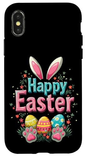 Hülle für iPhone X/XS Frohe Ostern von Osterkleidung