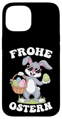 Ostergeschenke Ostern Outfit Junge Mädchen Kinder Osterhase Hülle für iPhone 15 von Ostern Geschenke Outfit Lustige Ostern Shirts