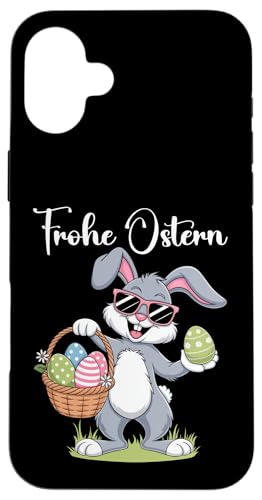 Ostergeschenke Ostern Outfit Junge Mädchen Kinder Osterhase Hülle für iPhone 16 Plus von Ostern Geschenke Outfit Lustige Ostern Shirts