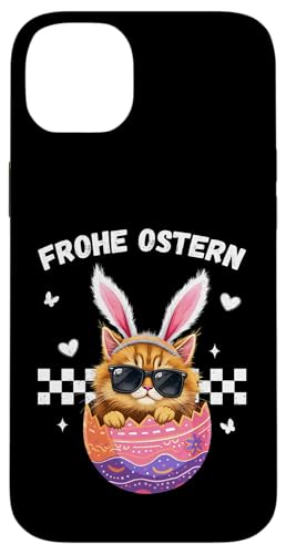 Ostergeschenke Ostern Outfit Osteroutfit Damen Mädchen Katze Hülle für iPhone 14 Plus von Ostern Geschenke Outfit Lustige Ostern Shirts