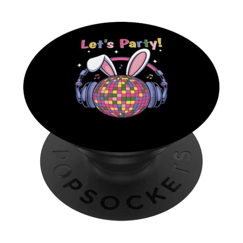 Ostern Outfit Osteroutfit Party Outfit Discokugel Damen PopSockets Klebender PopGrip von Ostern Geschenke Outfit Lustige Ostern Shirts