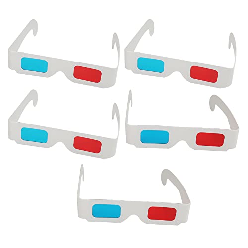 Othmro 20 Stück langlebige 3D-Brillen 3D-Sichtbrille 3D-Filmspiel Brille Rot-Blau 3D-Brille Karboardrahmen weiße Harzlinse für 3D-TV, Kino, Filme, DVDs, Heimfilme Othmro 20 Stück langlebige 3D-Brillen 3D-Sichtbrille 3D-Filmspiel Brille Rot-Blau 3D-Brille Karboardrahmen weiße Harzlinse für 3D-TV, Kino, Filme, DVDs, Heimfilme von Othmro