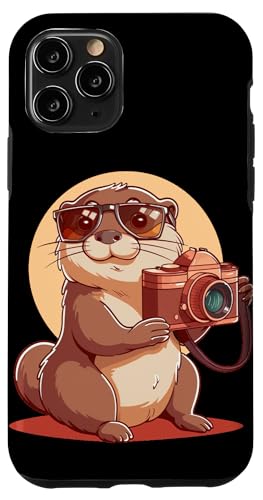 Hülle für iPhone 11 Pro Niedlicher Otter-Fotograf bringt Freude in Ihren Tag von Otter Camera Outfit