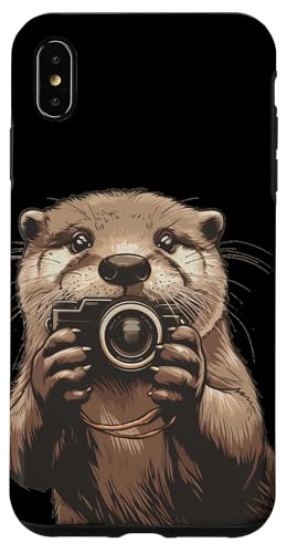 Hülle für iPhone XS Max Lustiger und witziger Otter mit Kamera-Design für Trendsetter von Otter Camera Outfit