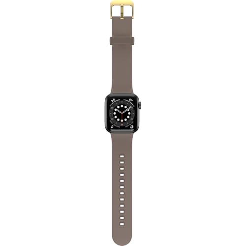 OtterBox All Day Uhrenarmband für Apple Watch Series 10/9/8/7/6/SE 2. gen/SE 1. gen/5/4-40mm/41mm/42mm, weiches, angenehmes und strapazierfähiges Silikonband für Apple Watch, Hellbeige von OtterBox