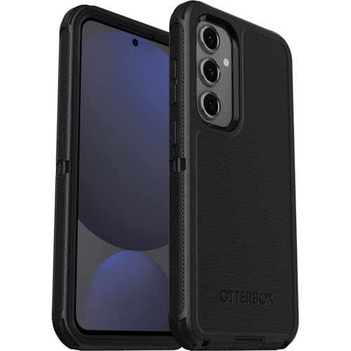 OtterBox Defender Hülle für Samsung Galaxy S24 FE, stoßfest, sturzsicher, Ultra-robust, schützende Hülle, 7X getestet nach Militärstandard, Schwarz von OtterBox