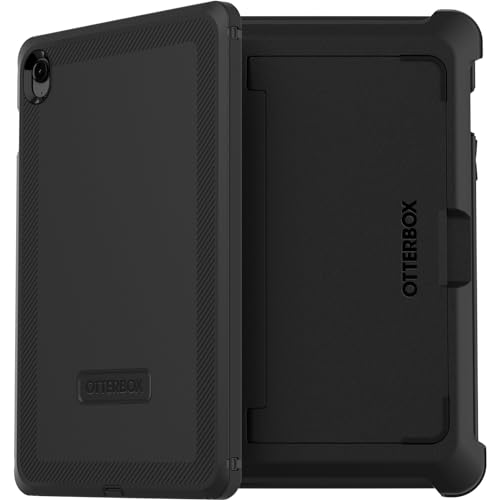 OtterBox Defender Hülle für Samsung Galaxy Tab S9 FE, ultrarobuste Schutzhülle mit integriertem Displayschutz, 2X nach Militärstandard getestet, Schwarz von OtterBox