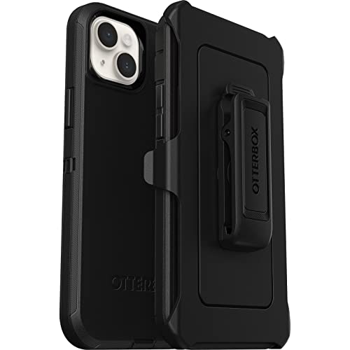 OtterBox Defender Hülle für iPhone 14 Plus, stoßfest, sturzsicher, Ultra-robust, schützende Hülle, 4X getestet nach Militärstandard, Schwarz, OtterBox Defender Hülle für iPhone 14 Plus, stoßfest, sturzsicher, Ultra-robust, schützende Hülle, 4X getestet nach Militärstandard, Schwarz, von OtterBox