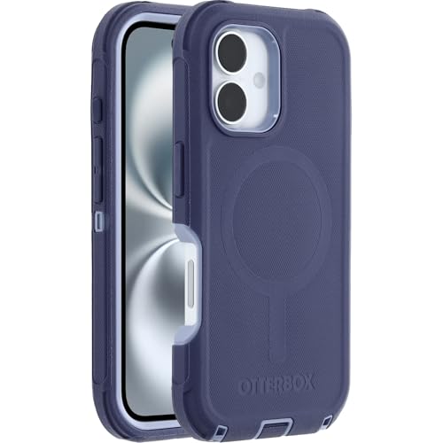 OtterBox Defender Series MagSafe Hülle für iPhone 16, stoßfest, sturzsicher, extrem robust, Schutzhülle, 7X getestet nach Militärstandard, Lila von OtterBox