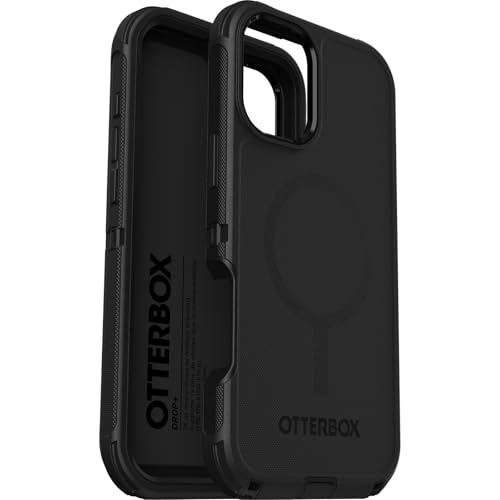 OtterBox Defender Series MagSafe Hülle für iPhone 16 Plus, stoßfest, sturzsicher, extrem robust, Schutzhülle, 7X getestet nach Militärstandard, Schwarz von OtterBox