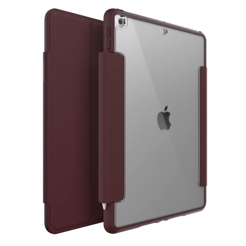 OtterBox Folio Hülle für Apple iPad (9th/8th/7th), stoßfeste, sturzsichere, ultradünne Schutzhülle, Ripe Burgundy von OtterBox