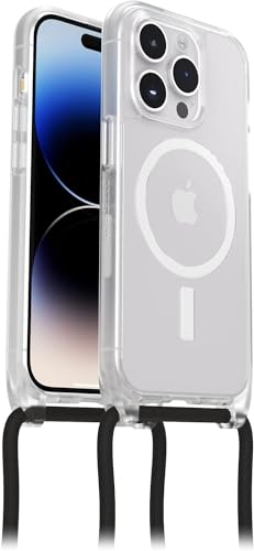 OtterBox React Necklace Hülle mit MagSafe für iPhone 14 Pro, schlanke, schützende Hülle mit justierbarer und Abnehmbarer Kette, Transparent-Keine Einzelhandelsverpackung von OtterBox