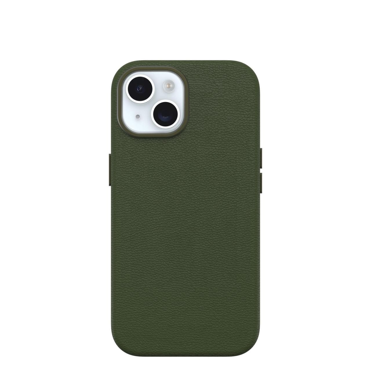 OtterBox Symmetry Cactus Leather Apple iPhone 15 Cactus Groove - green von OtterBox