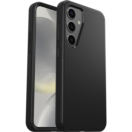 OtterBox Symmetry Hülle für Samsung Galaxy S24, Stoßfest, Sturzsicher, Dünne Schutzhülle, 3X mehr Stürze als nach Militärstandard, Schwarz von OtterBox