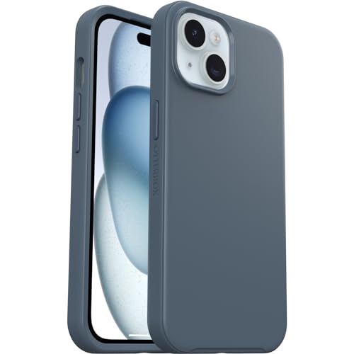 OtterBox Symmetry für MagSafe Hülle für iPhone 15 / iPhone 14 / iPhone 13, stoßfest, sturzsicher, schützende dünne Hülle, 3X getestet nach Militärstandard, Blau von OtterBox