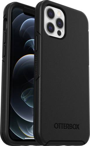 Otterbox Symmetry Backcover Apple iPhone 12, iPhone 12 Pro Schwarz MagSafe kompatibel, Stoßfest von OtterBox